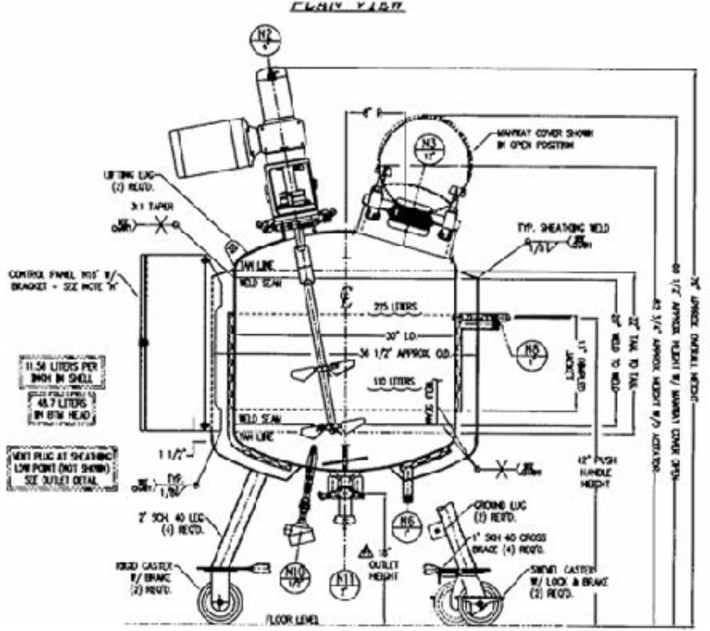 Image of 225 Liter Feldmeier Stainless Steel Vessel
